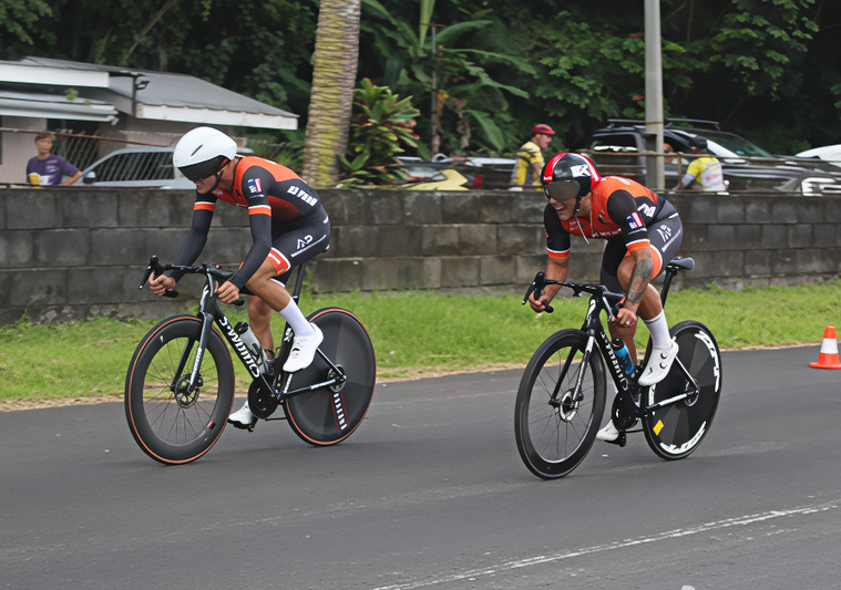 Taruia Krainer et Toareva Parker forment un duo performant en contre-la-montre. Taruia Krainer et Toareva Parker forment un duo performant en contre-la-montre.