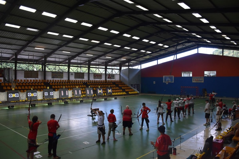 L’élite du tir à l’arc polynésien était réunie au gymnase de l’AS Dragon pour cette troisième étape de la Coupe de Tahiti indoor.