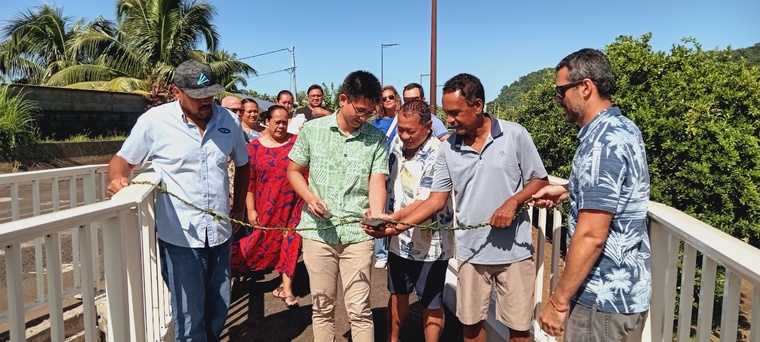 “Un projet attendu depuis plusieurs années par la population”, a salué le ministre Jordy Chan (Crédit : Présidence).