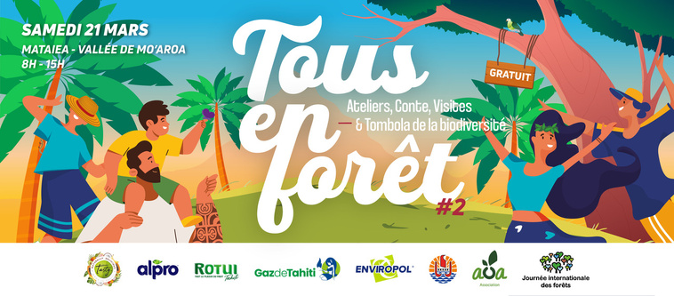 Retour en forêt avec Aoa à Mataiea Retour en forêt avec Aoa à Mataiea