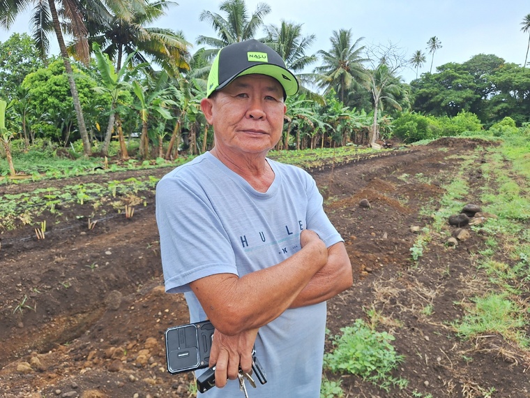 Denis Chuong, agriculteur à Taravao et Toahotu