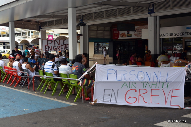 Grève Air Tahiti : des négociations mais le mouvement se durcit