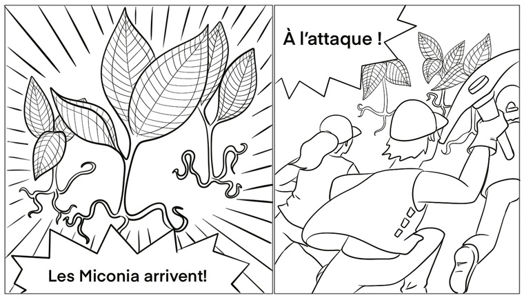 Aperçu de la bande-dessinée réalisée en partenariat avec Tematai Bordas. Aperçu de la bande-dessinée réalisée en partenariat avec Tematai Bordas.