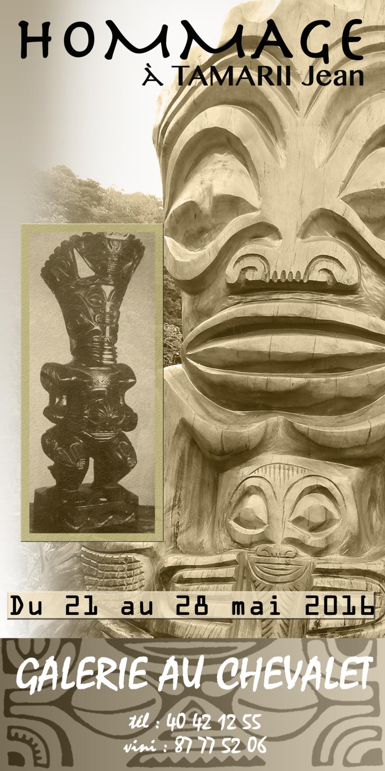 Exposition "Sculptures sur toile" de Jean Tamarii Exposition "Sculptures sur toile" de Jean Tamarii