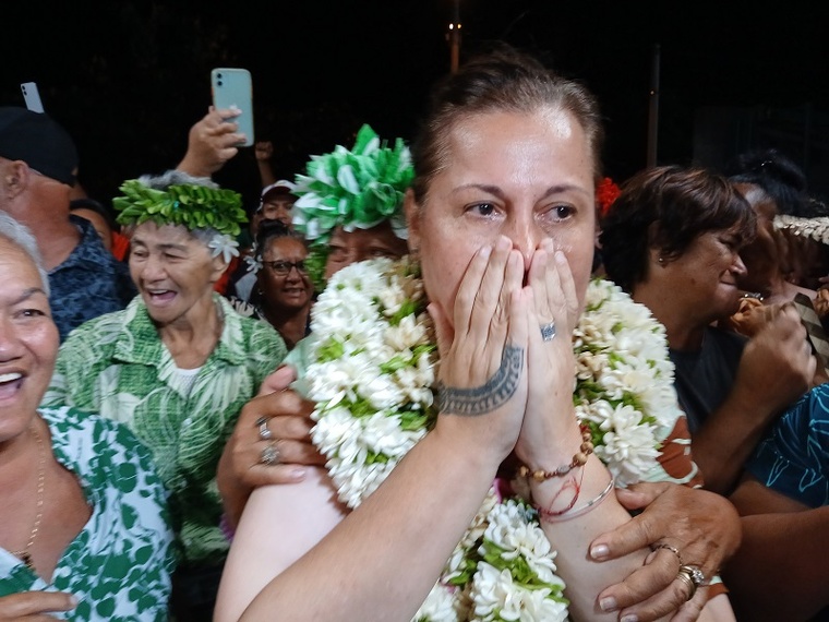 Tepuaraurii Teriitahi élue dès le premier tour à Paea Tepuaraurii Teriitahi élue dès le premier tour à Paea
