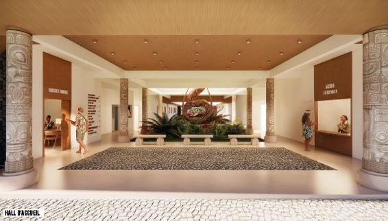 Le hall d’entrée.