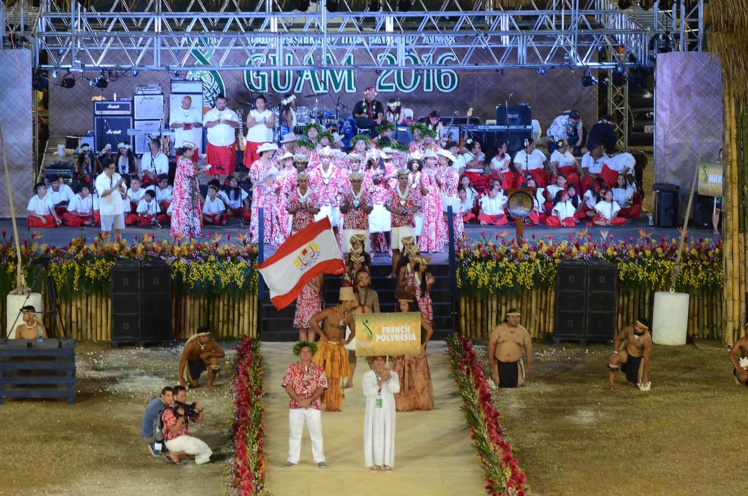 Une cinquantaine de personnes compose la délégation polynésienne.