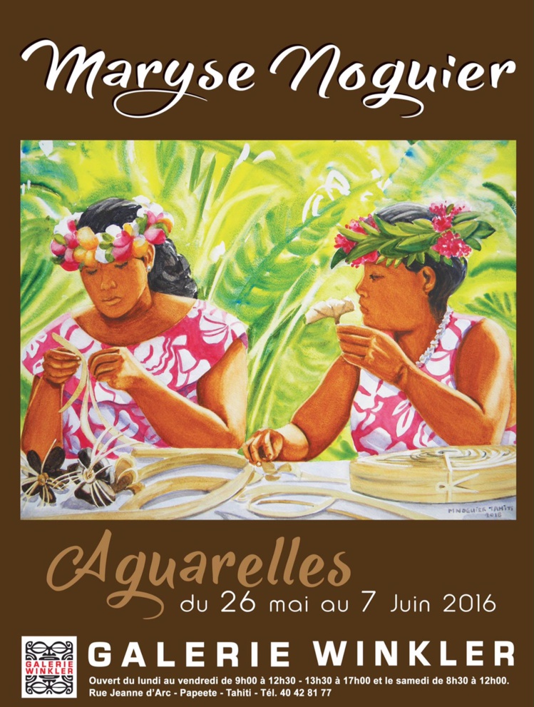 L'hommage aux femmes polynésiennes de Maryse Noguier