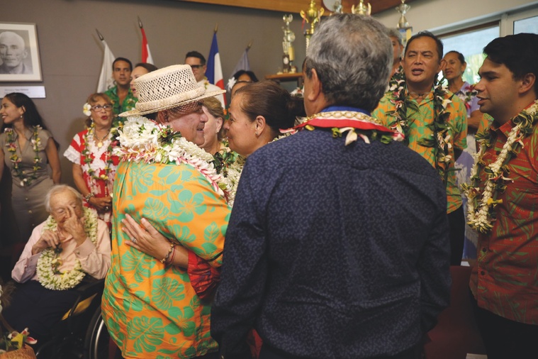 Reconduit à Punaauia, Simplicio Lissant veut une commune "solide" et "résiliente" Reconduit à Punaauia, Simplicio Lissant veut une commune "solide" et "résiliente"