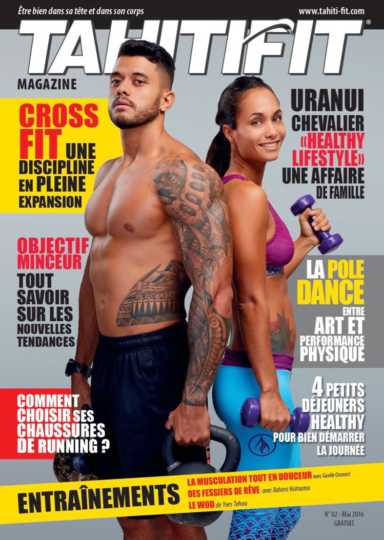 La couverture du magasine Tahiti Fit n°2 La couverture du magasine Tahiti Fit n°2