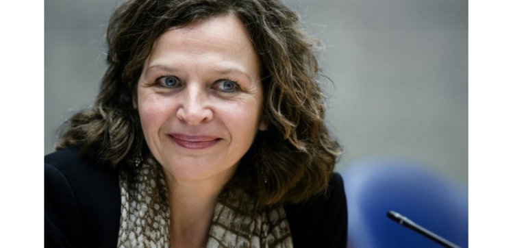 La ministre néerlandaise de la Santé Edith Schippers à La Haye aux Pays-Bas le 18 décembre 2014 (c) Afp
