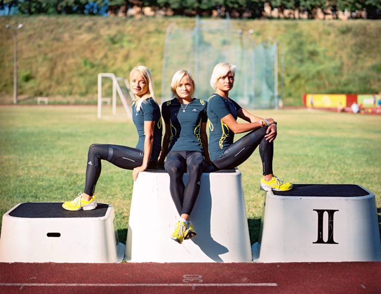 Des triplées estoniennes courent pour l'or aux JO de Rio