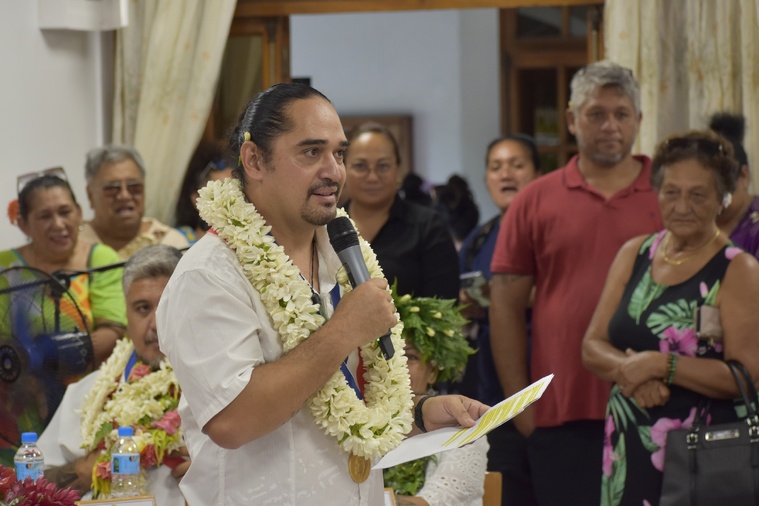 Mike Teissier, de ra’atira à tāvana de Papara (Crédit : Anne-Charlotte Lehartel).