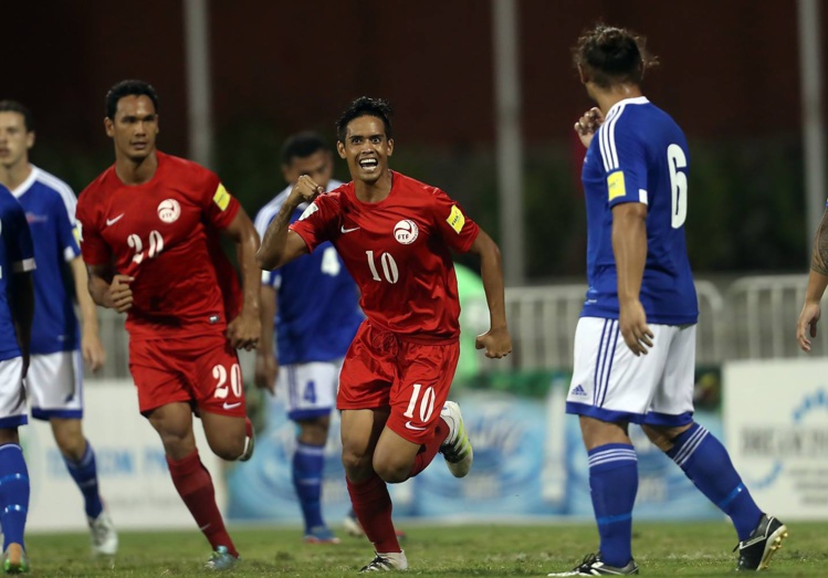Teaonui Tehau offre un doublé à la Polynésie d'entrée de jeu Teaonui Tehau offre un doublé à la Polynésie d'entrée de jeu