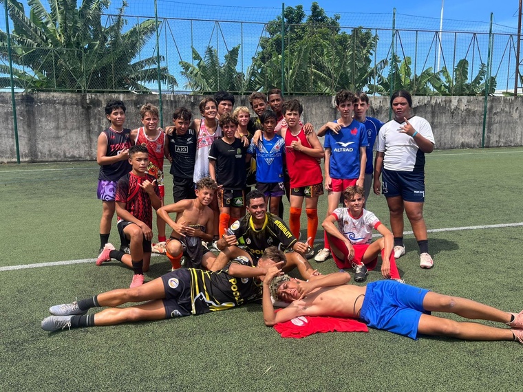 Les M14 de Tahiti se sont entrainés dur pour préparer ce premier tournoi international de rugby.&nbsp;