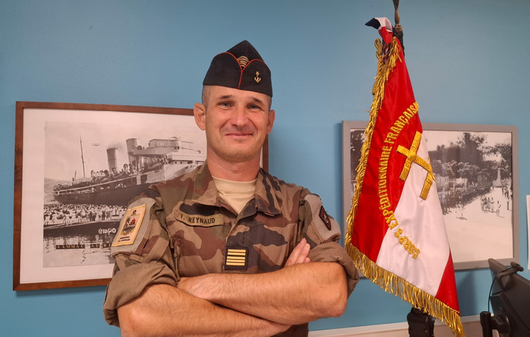 Colonel François Reynaud, chef de corps du RIMaP-Polynésie Colonel François Reynaud, chef de corps du RIMaP-Polynésie