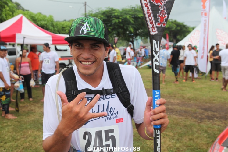 Rete Ebb fut 2e lors du Air France Paddle Festival Rete Ebb fut 2e lors du Air France Paddle Festival