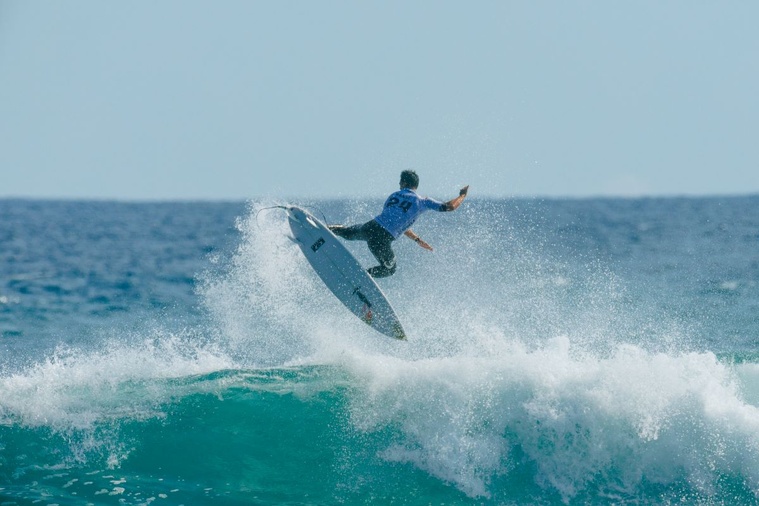 Kauli Vaast n’a pu se défaire de Jack Robinson. Seulement 0,37 point de plus permet à l’Australien de se qualifier.