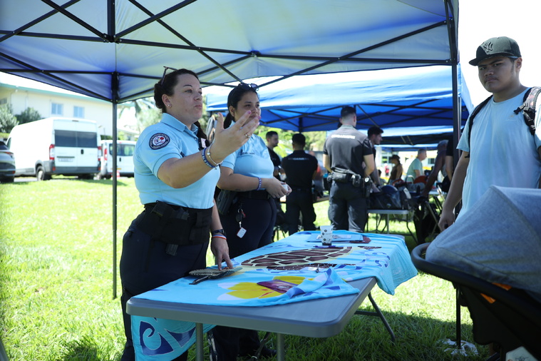 ​Belle réussite pour la journée portes ouvertes à la gendarmerie de Faa’a