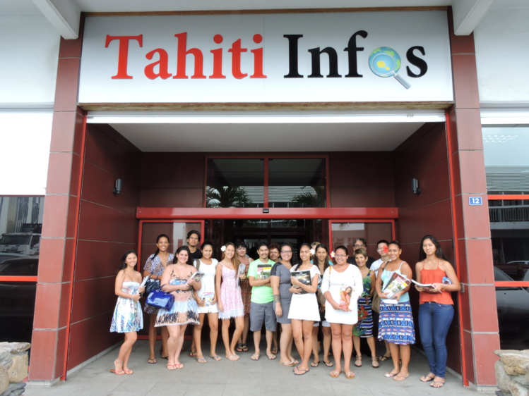 Les élèves de prépa HEC du lycée de Papara ont visité la rédaction de Tahiti Infos vendredi. Les élèves de prépa HEC du lycée de Papara ont visité la rédaction de Tahiti Infos vendredi.
