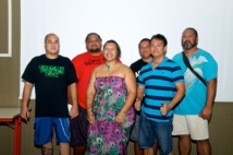 Le bureau au complet, qui regroupe des membres de chacune des cinq associations fondatrices Le bureau au complet, qui regroupe des membres de chacune des cinq associations fondatrices