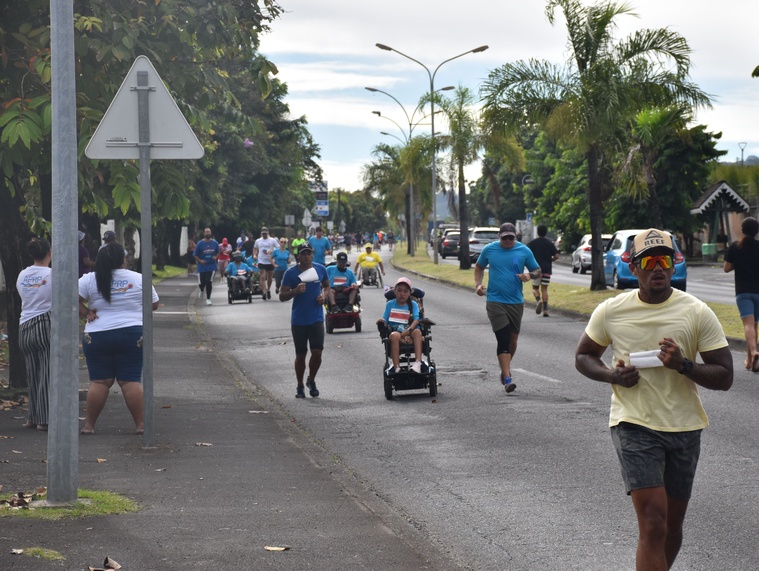 La course de mobilité a été un grand succès.