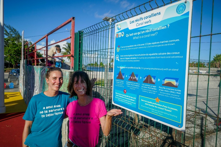 Récifs coralliens : Uturoa inaugure un parcours éducatif Récifs coralliens : Uturoa inaugure un parcours éducatif