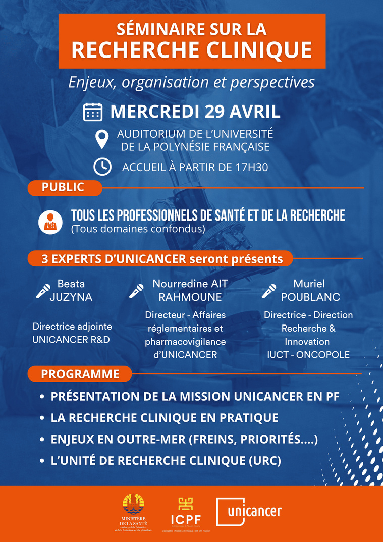​Recherche clinique du cancer : un séminaire et des experts à l'UPF ce mercredi