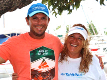 Teva Plichart et Isabelle Barbeau. Teva Plichart et Isabelle Barbeau.