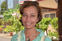 Nicole Sanquer, ministre de l'Education.