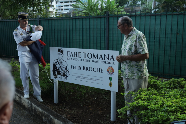 ​Les Tamari’i Volontaires honorés 80 ans après