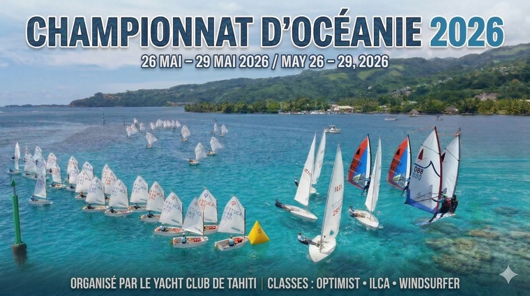 Les Oceania rassembleront Optimist, ILCA et Windsurfer. Les Oceania rassembleront Optimist, ILCA et Windsurfer.