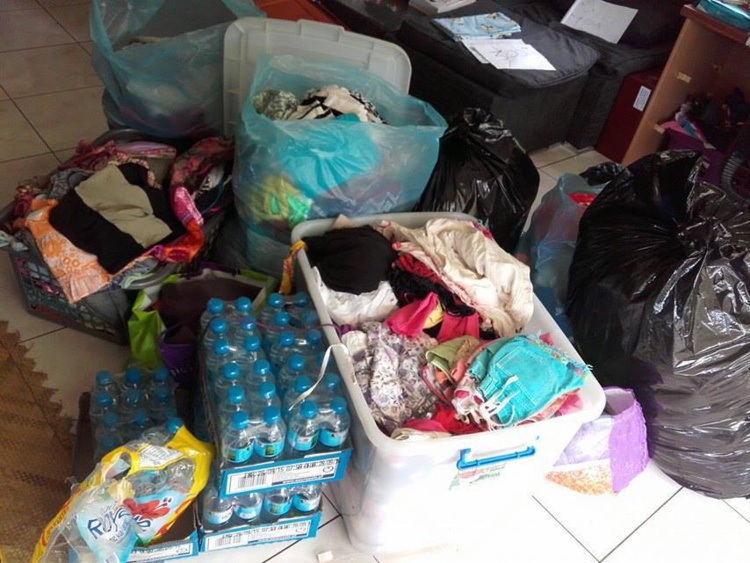 Récolte de dons pour les sinistrés de Maharepa