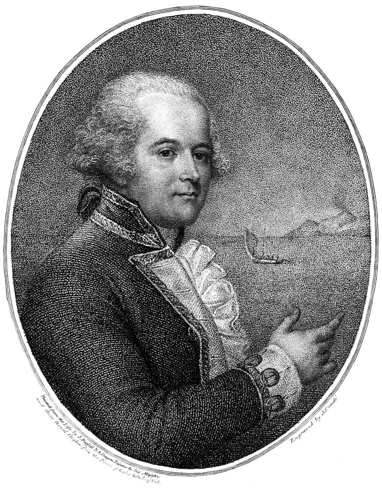 Ce portrait de Bligh date de l’époque de la “HMS Providence”, à son retour de Tahiti. Ce portrait de Bligh date de l’époque de la “HMS Providence”, à son retour de Tahiti.