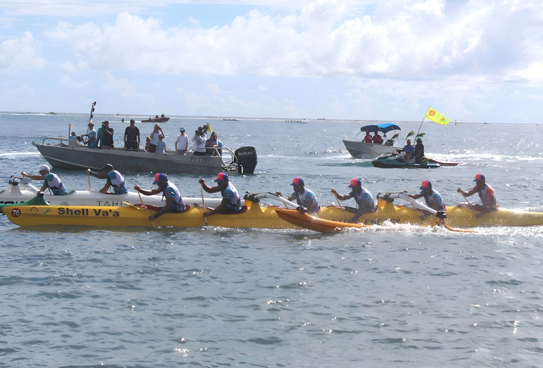 Shell Va’a a encore enrichi son palmarès samedi au Trophée de l’Amiral.