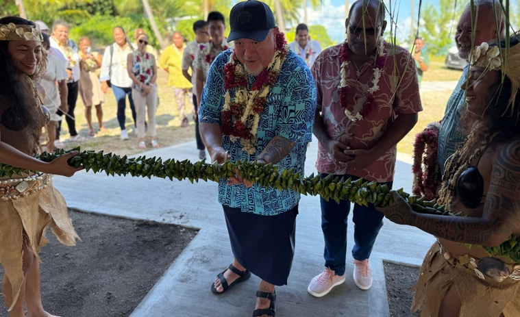 Le site touristique de Papaputa inaugure son fare pote’e à Rangiroa