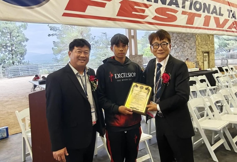 Le taekwondo polynésien rayonne à Los Angeles
