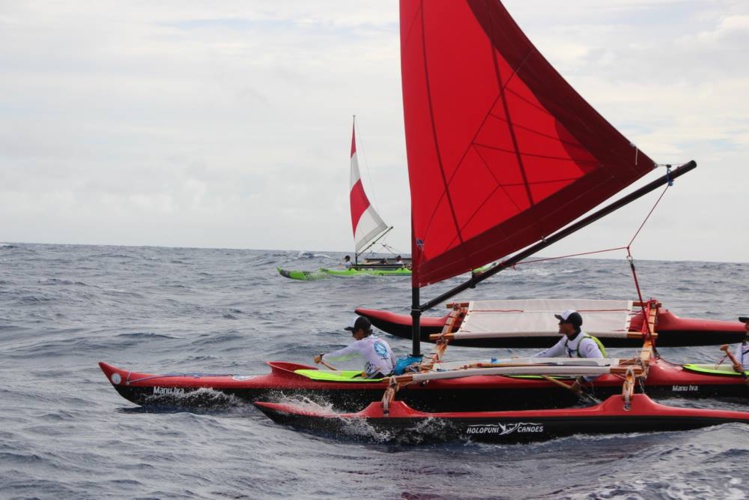 Manu Iva, avec Steeve Teihotaata à son bord, a remporté la 3e régate du championnat Manu Iva, avec Steeve Teihotaata à son bord, a remporté la 3e régate du championnat