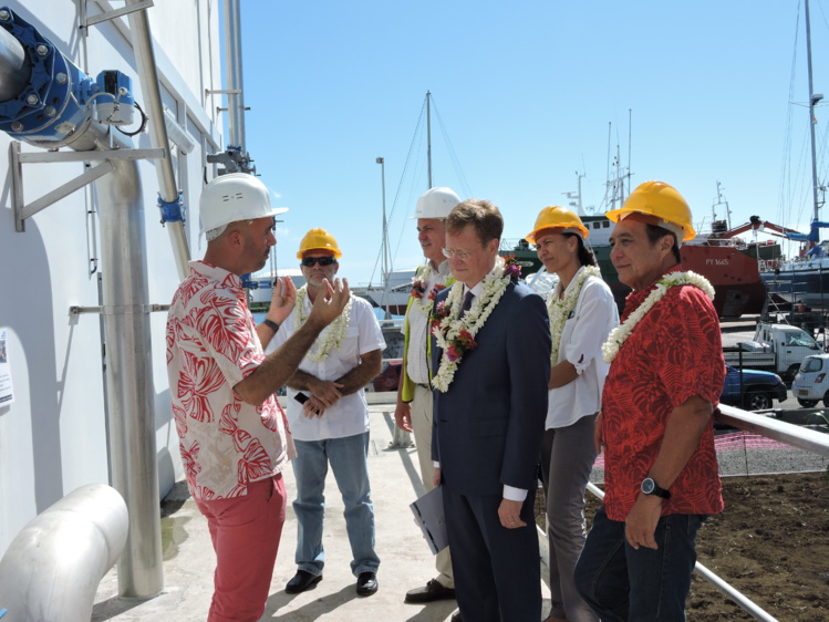 Le haut-commissaire a visité la station d'épuration ce mardi matin. Le haut-commissaire a visité la station d'épuration ce mardi matin.