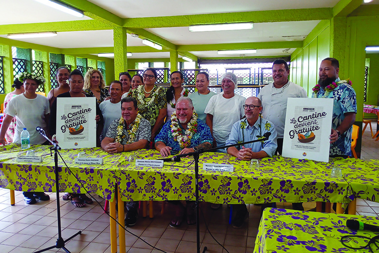 La gratuité des cantines à Moorea aussi La gratuité des cantines à Moorea aussi