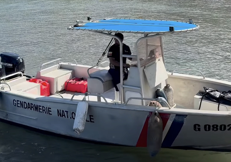 Une nouvelle vedette pour la gendarmerie aux Marquises Une nouvelle vedette pour la gendarmerie aux Marquises