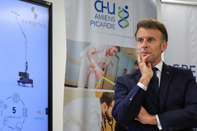 A Goodyear Amiens, Macron exhorte l'Europe à "mieux protéger" l'industrie A Goodyear Amiens, Macron exhorte l'Europe à "mieux protéger" l'industrie