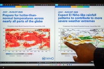 Probabilité en hausse d'un épisode très fort d'El Niño, avertit l'institut Copernicus
