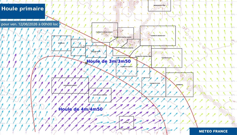 Vigilance vagues-submersion : interdiction temporaire des activités nautiques entre Tahiti sud et ouest, et Moorea