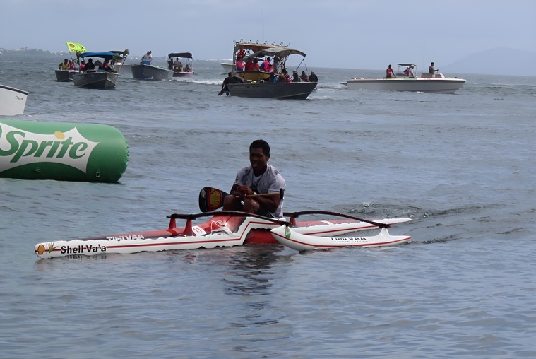 Brice Punuataahitua était encore intouchable samedi. Le rameur de Shell Va’a a remporté le contre-la-montre et la course longue distance de la Super Taho’e.
