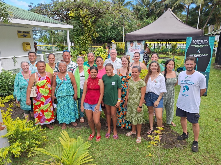 Un village vert s’est tenu ce mercredi à la mairie de Teahupo’o (Crédit : Anne-Charlotte Lehartel). Un village vert s’est tenu ce mercredi à la mairie de Teahupo’o (Crédit : Anne-Charlotte Lehartel).