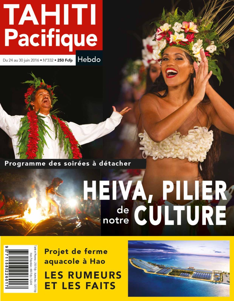 À la Une de votre Tahiti Pacifique Hebdo du 24 juin À la Une de votre Tahiti Pacifique Hebdo du 24 juin