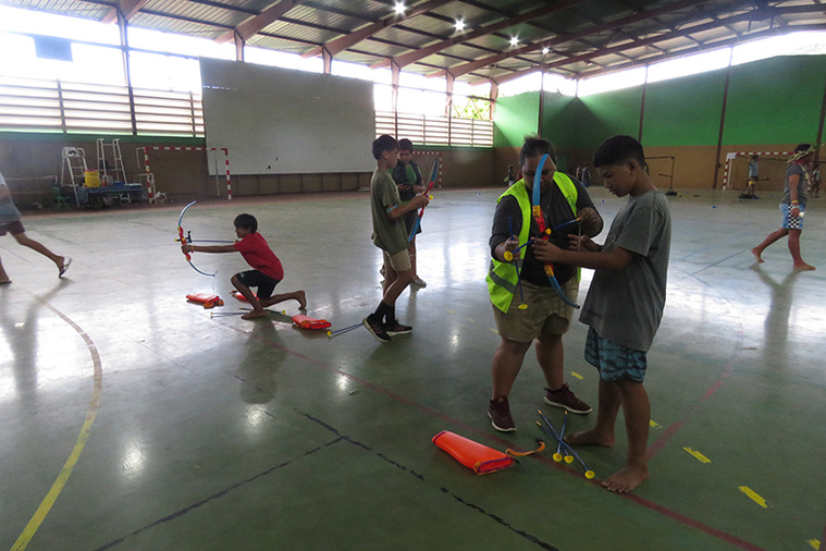 Les centres de vacances se réunissent à Moorea Les centres de vacances se réunissent à Moorea