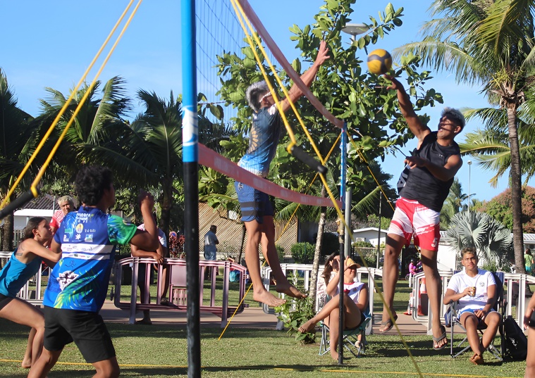 Beach-volley/Green volley - Un tournoi animé à Aorai Tini Hau Beach-volley/Green volley - Un tournoi animé à Aorai Tini Hau