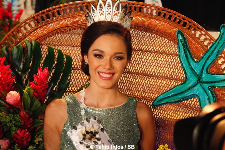 Vaea Ferrand a été élue Miss Tahiti 2016